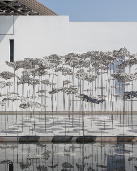 Choreography of a Cloud, Dancing Shadows Art Pavilion at the Louvre Abu Dhabi